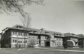 Wide shot of North Hall