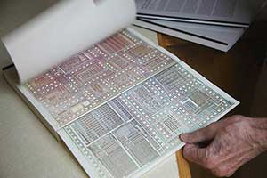 Lynn Conway, microchip design. Photo: Marcin Szczepanski)
