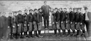 Yost with team, 1905