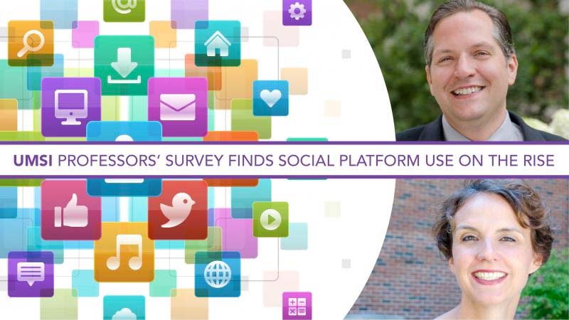 UMSI professors' survey finds social platform use on the rise