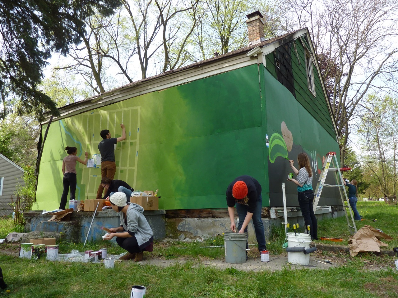 Lamphere House, a past project of Hannah Smotrich’s Detroit Connections: Design Collaboration course. Image courtesy: University of Michigan Stamps School of Art & Design