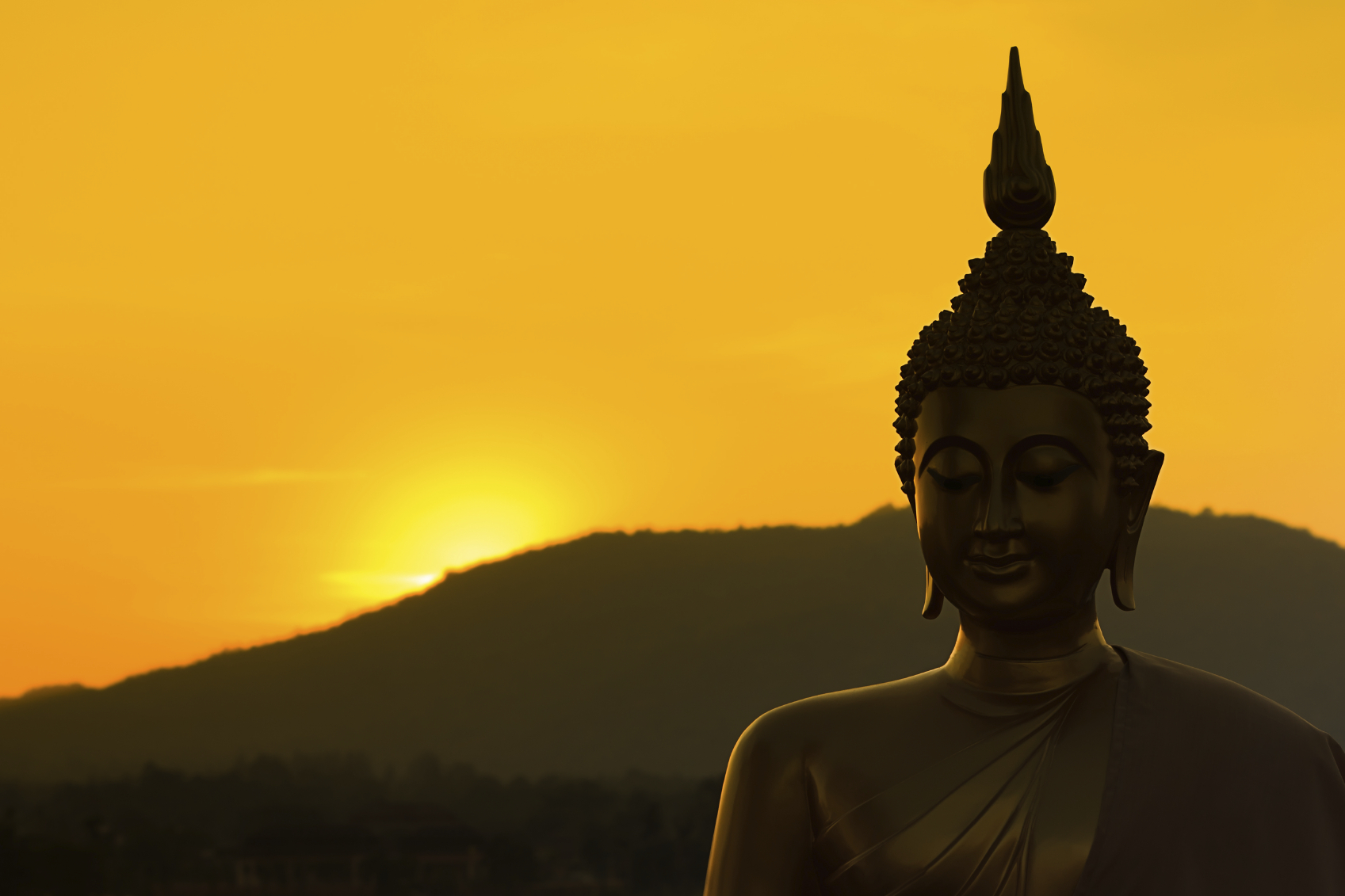 Buddha sculpture. (stock image)