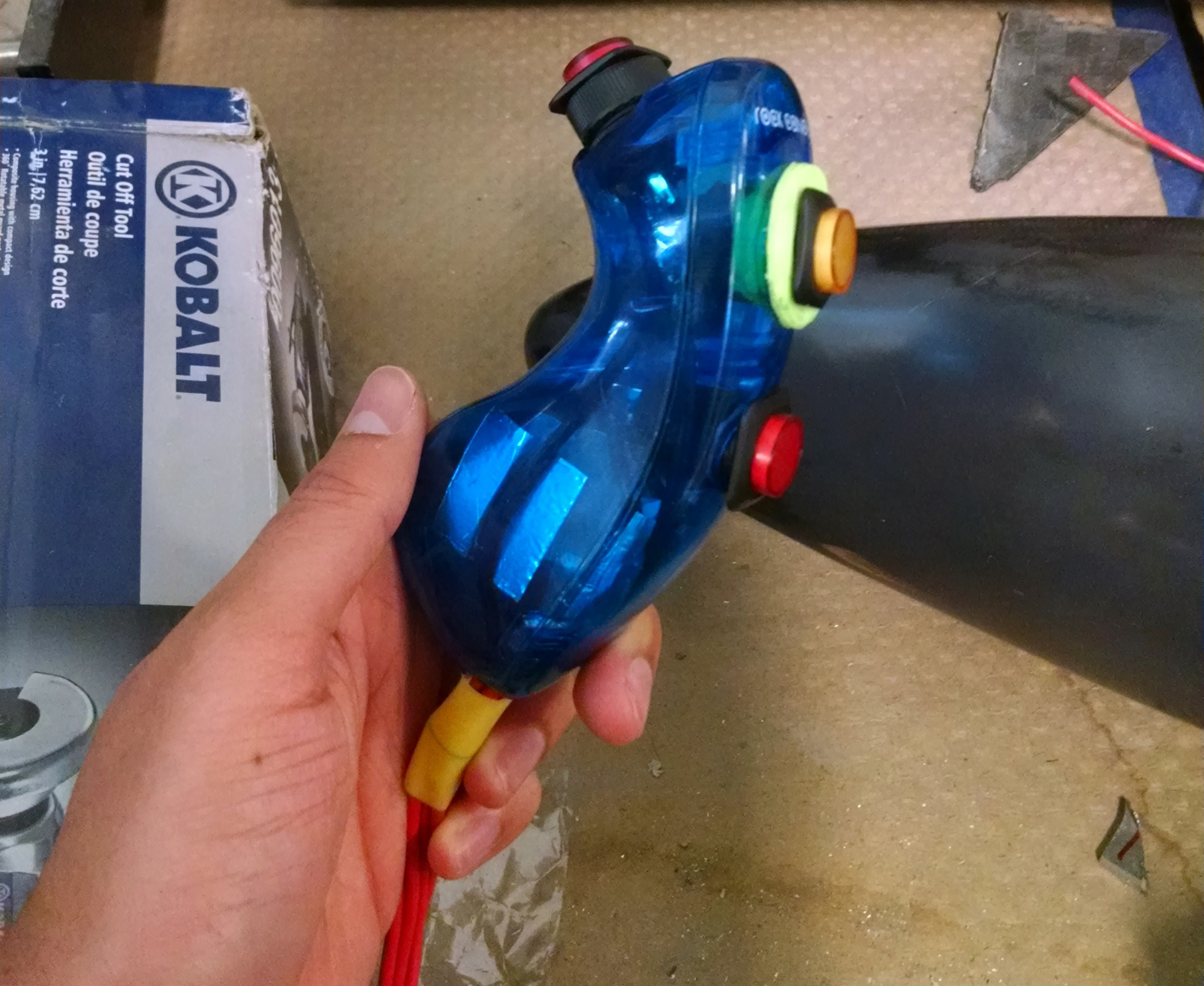 A modified Nintendo Wii Nunchuck will be used by the driver to help control the  car in the 2015 Shell Eco­Marathon. Image courtesy: Supermileage Team