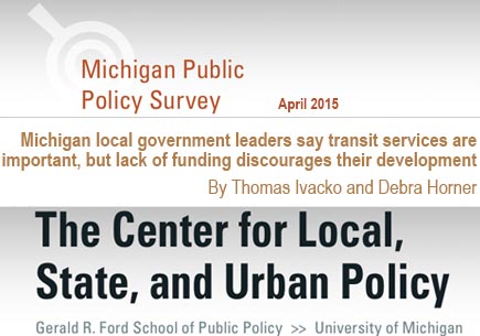 Michigan local government leaders say transit services are important, but lack of funding discourages their development