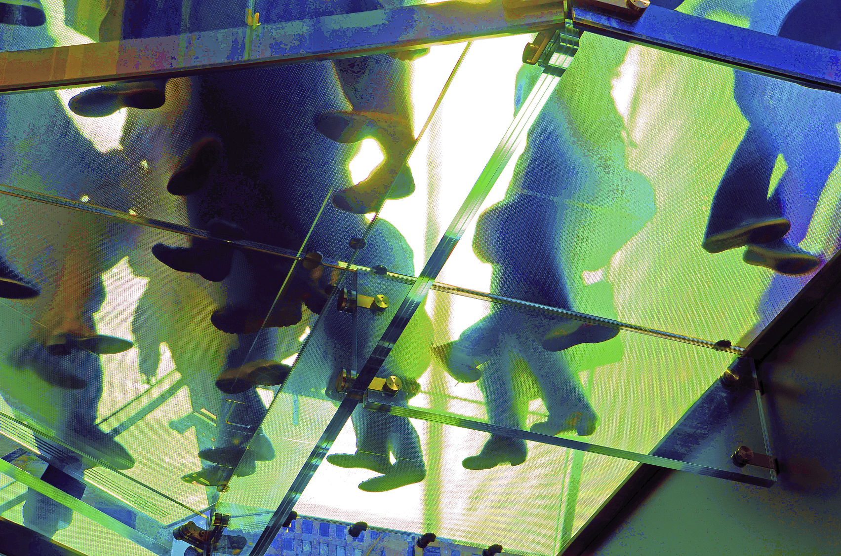Glass ceiling. (stock image)