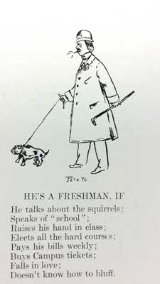 Vintage squirrel poem