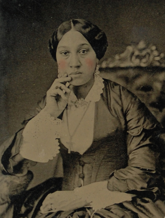 Arabella Chapman, tintype photograph, Album I. Courtesy the University of Michigan William L. Clements Library