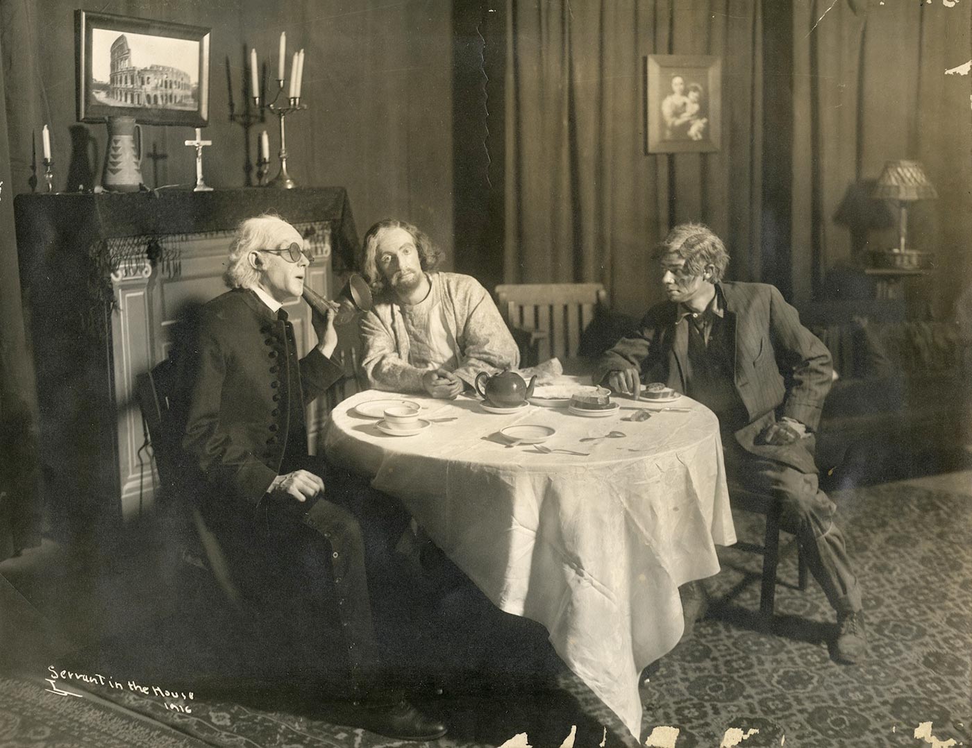 A Servant in the House, 1916, was the first U-M play produced for college credit. Images courtesy UMSMTD