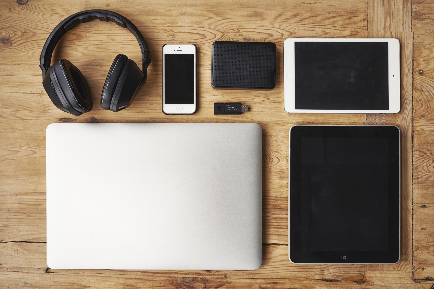 A collection of electronic devices. (stock image)