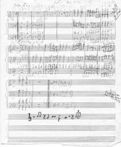 Let's Go Blue, original sketch, 1975