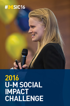 2016 U-M Social Impact Challenge. #MSIC16