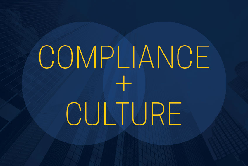 A venn diagram indicating compliance and culture. 