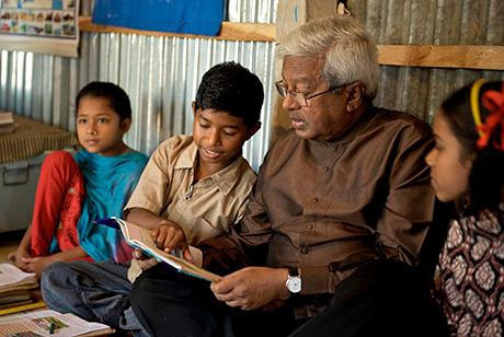 Thomas Francis Jr. Medal recipient Sir Fazle Hasan Abed’s development organization BRAC has opened some 45,000 schoolhouses, often in remote areas, to reach children who might otherwise not have an opportunity to get an education. Image courtesy: BRAC