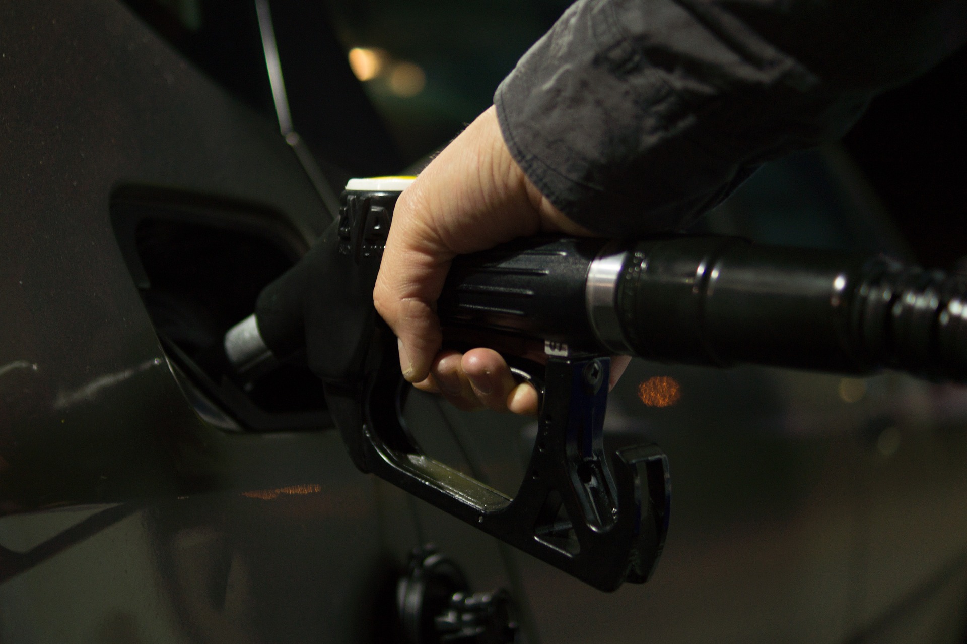 Pumping gasoline. (stock image)