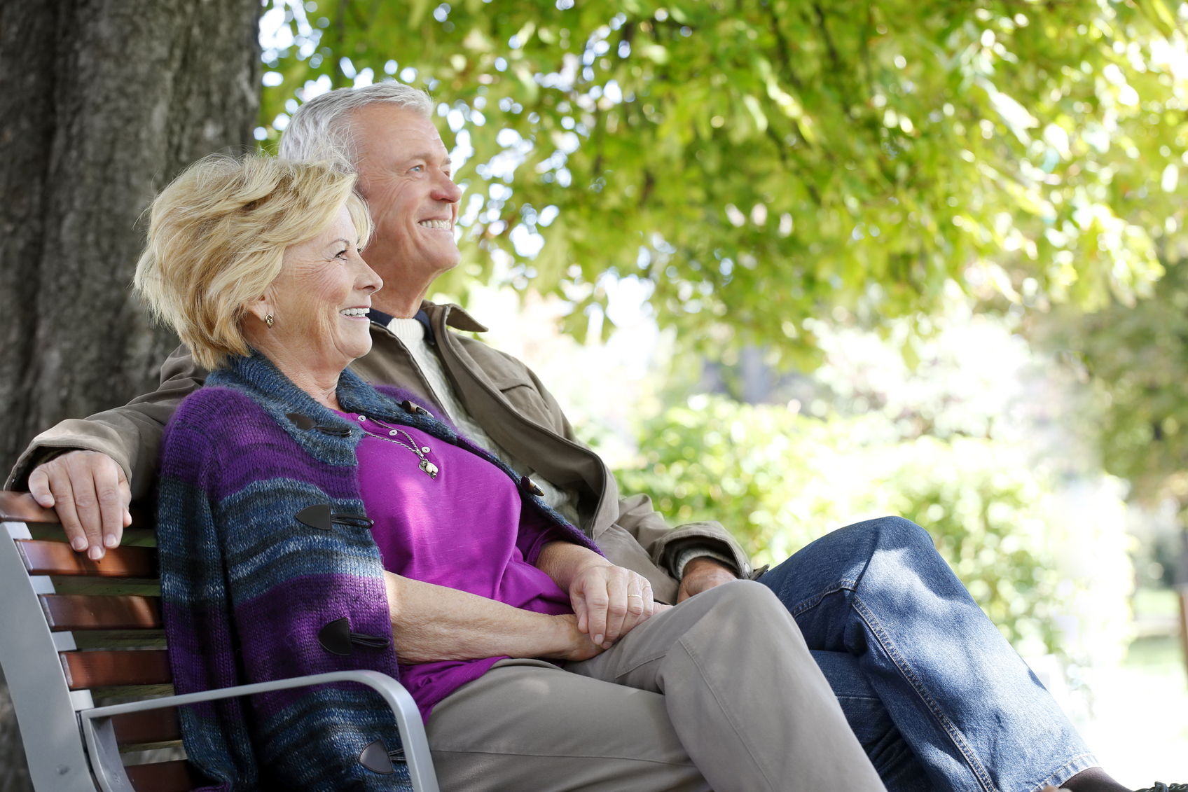 Happy senior couple. (stock image)