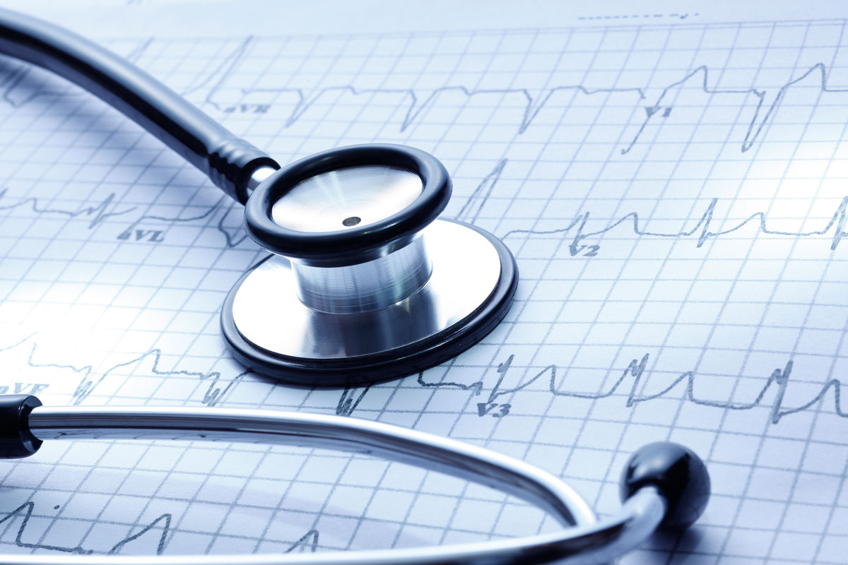 Stethoscope and cardiogram (istock). 