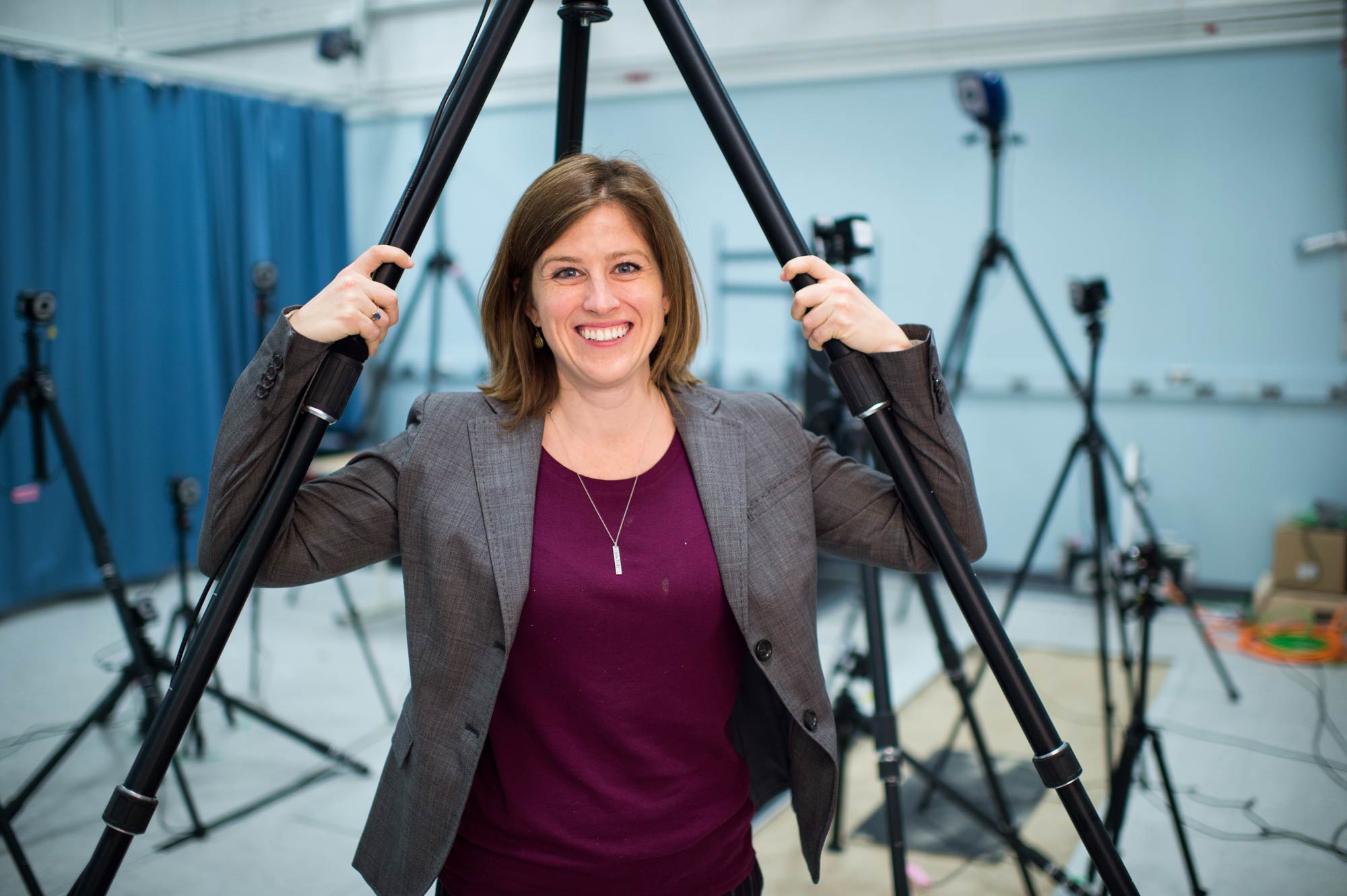 Deanna Gates, director of the Rehabilitation Biomechanics Laboratory at the University of Michigan. Image credit: Austin Thomason, Michigan Photography