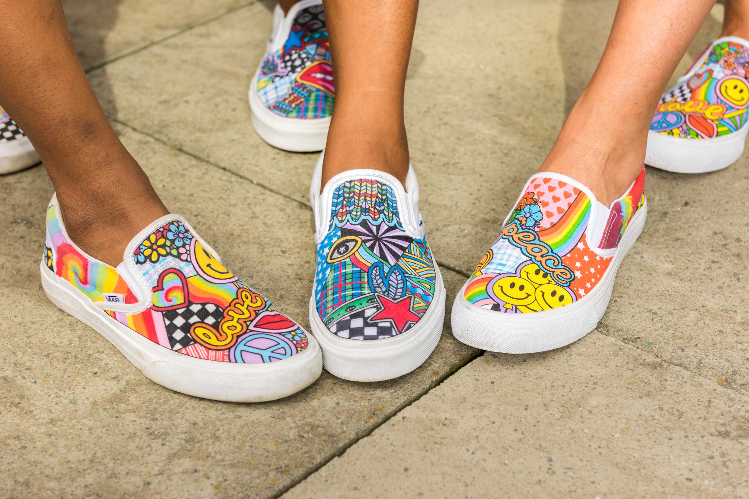 The Zell Founders Fund selected its first investment in Sneakers by Jordana, whose unique custom designs will be mass produced this fall. Image credit: University of Michigan