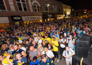 Waiting to buy new Michigan logo-ed apparel from Nike.