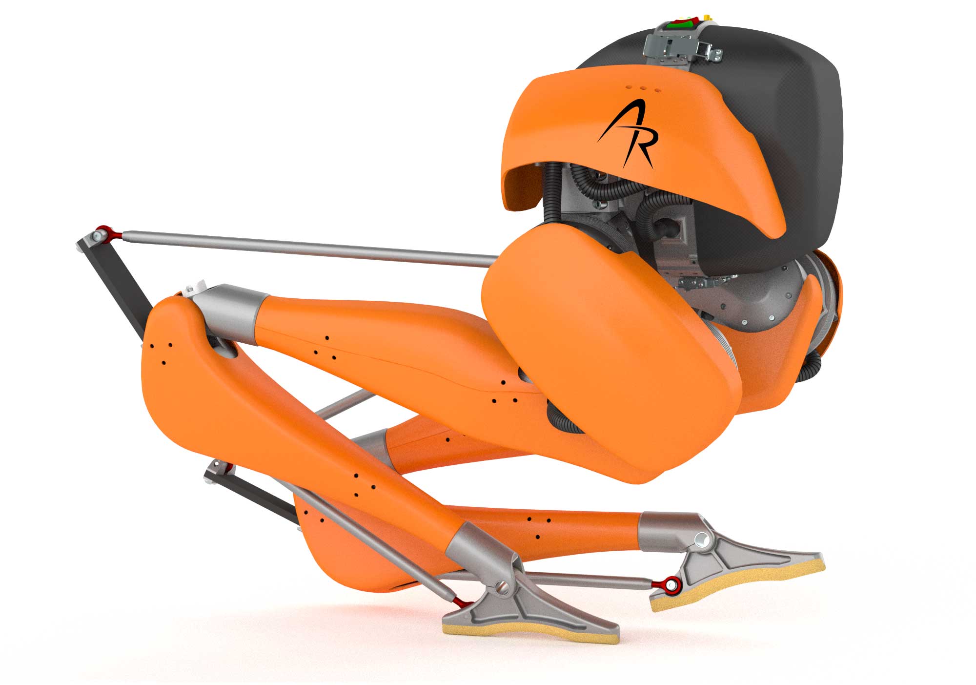 An illustration of the new bird-inspired robot "Cassie," which will be on its way to U-M soon. Image credit: Agility Robotics