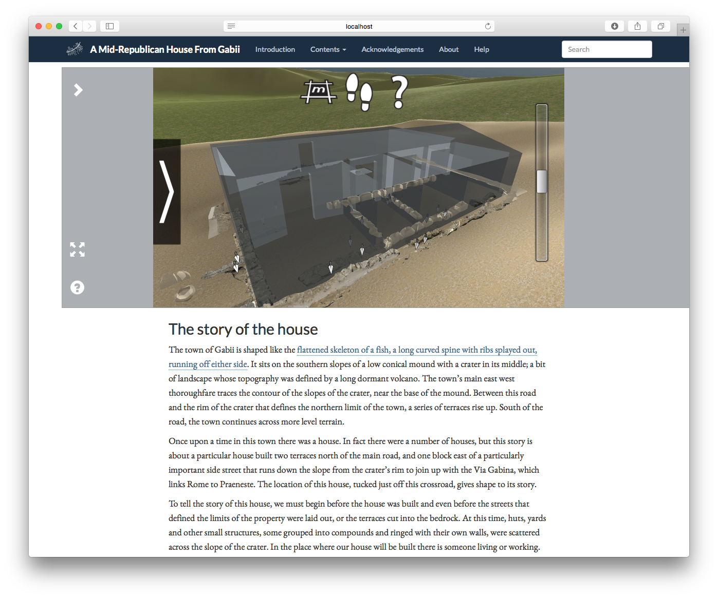 A new online publication called "A Mid-Republic House from Gabii" allows readers to wander through the dig.