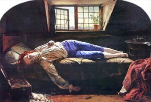 The Death of Chatterton by Henry Wallis, Tate version.