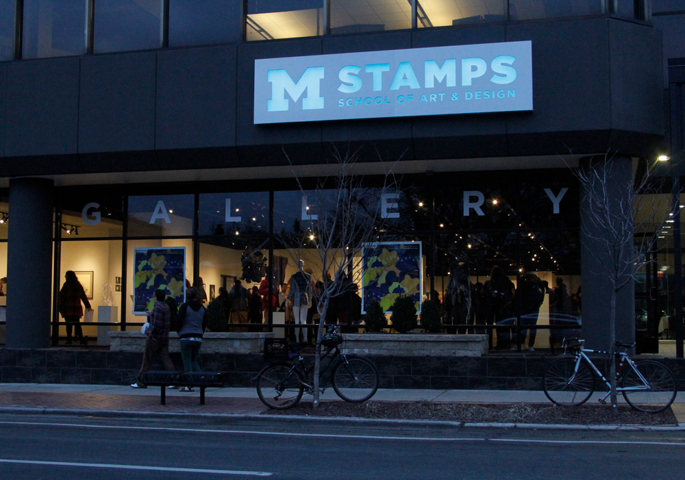 The new Stamps Gallery is located first floor of the McKinley Towne Center at 201 S. Division St. in downtown Ann Arbor.