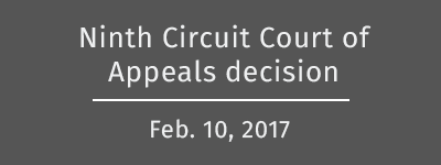Ninth Circuit Court of Appeals decision
