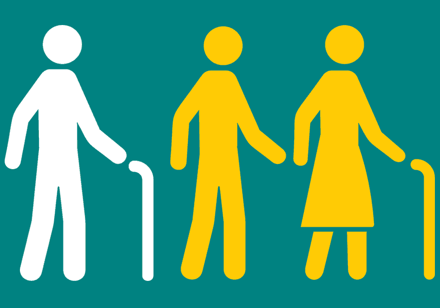Elederly people icons via The Nound Project.com. Image credit: Milton Raposo C. Rêgo Jr., BR
