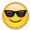Sunglasses emoji