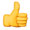 Thumbs up emoji