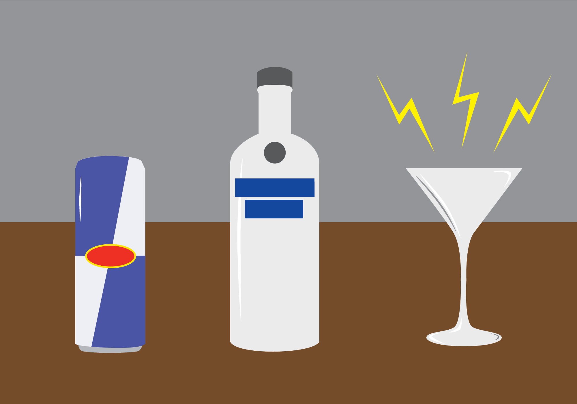 The combination of alcohol and energy drinks can be deceiving
