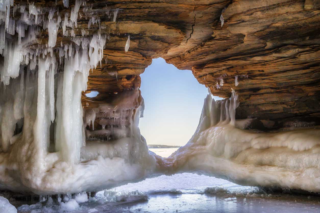 Ice Arch. (stock image)