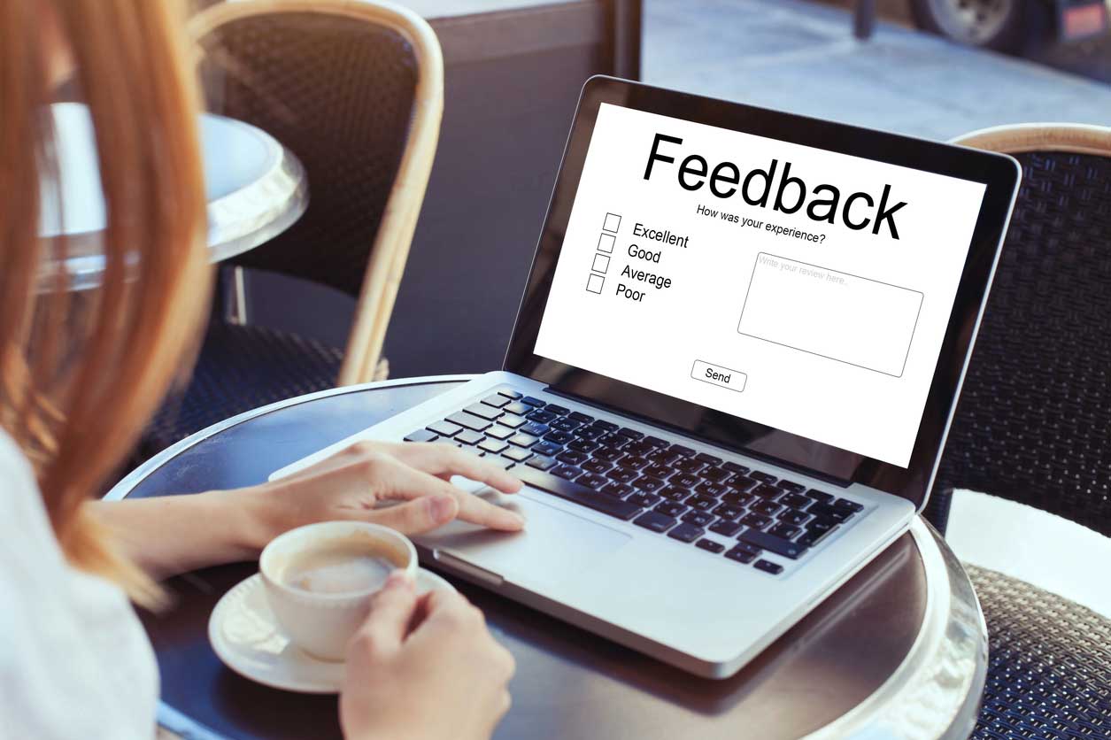 Feedback concept. (stock image)