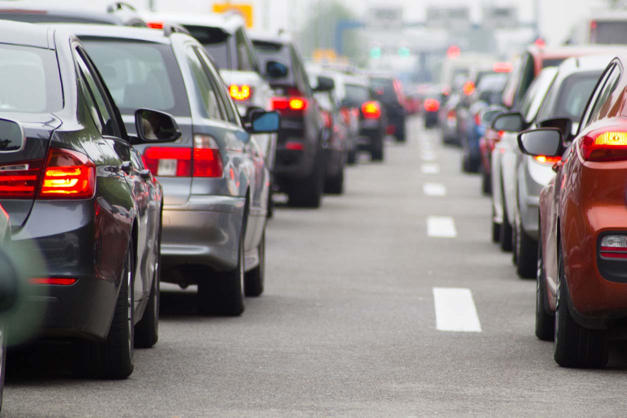 Traffic jam. (stock image)