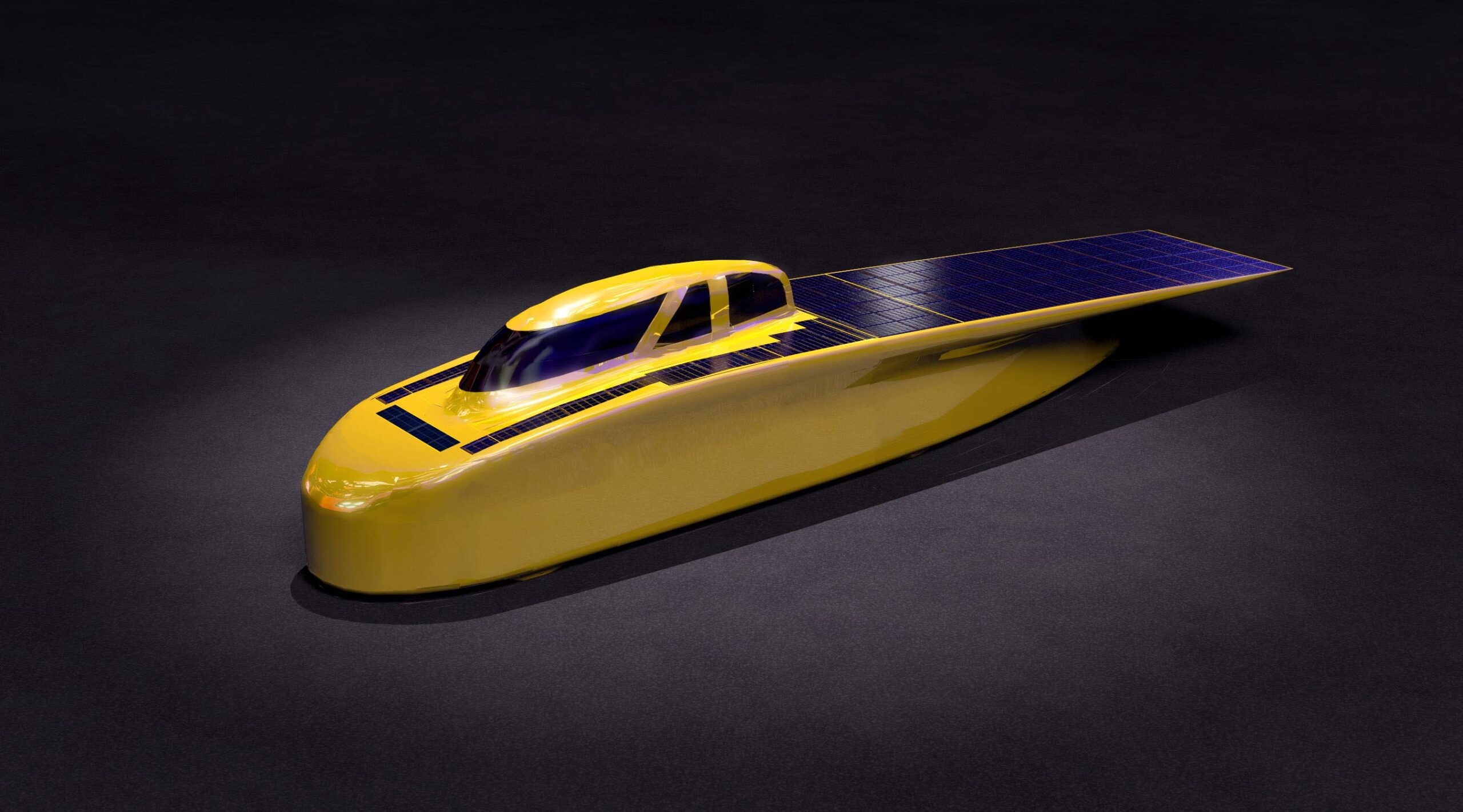 Image of the long, skinny, single-fairing car is named Novum—Latin for “new thing.”
