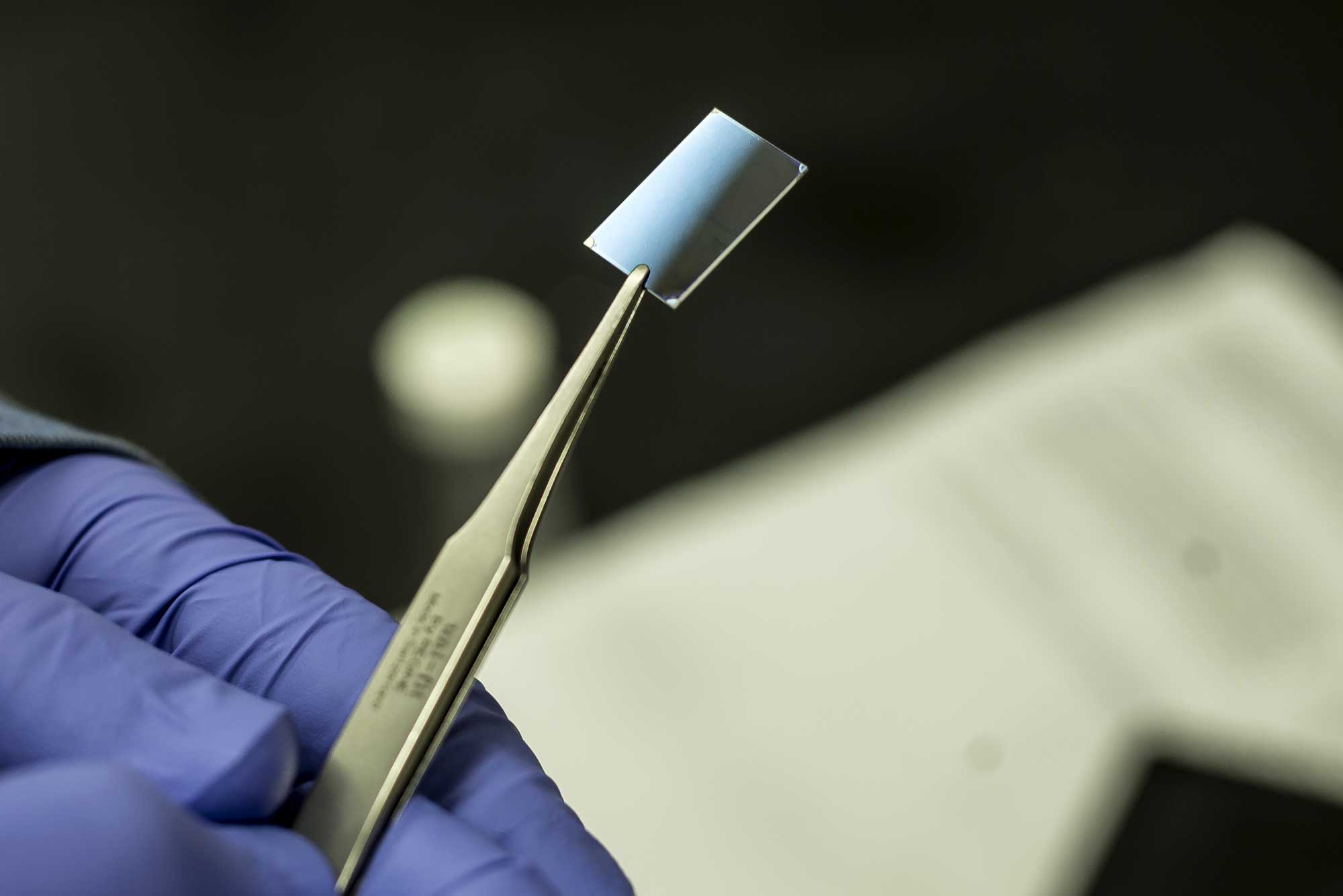 A polymer in U-M’s North Campus Research Complex. Image credit: Joseph Xu, Michigan Engineering