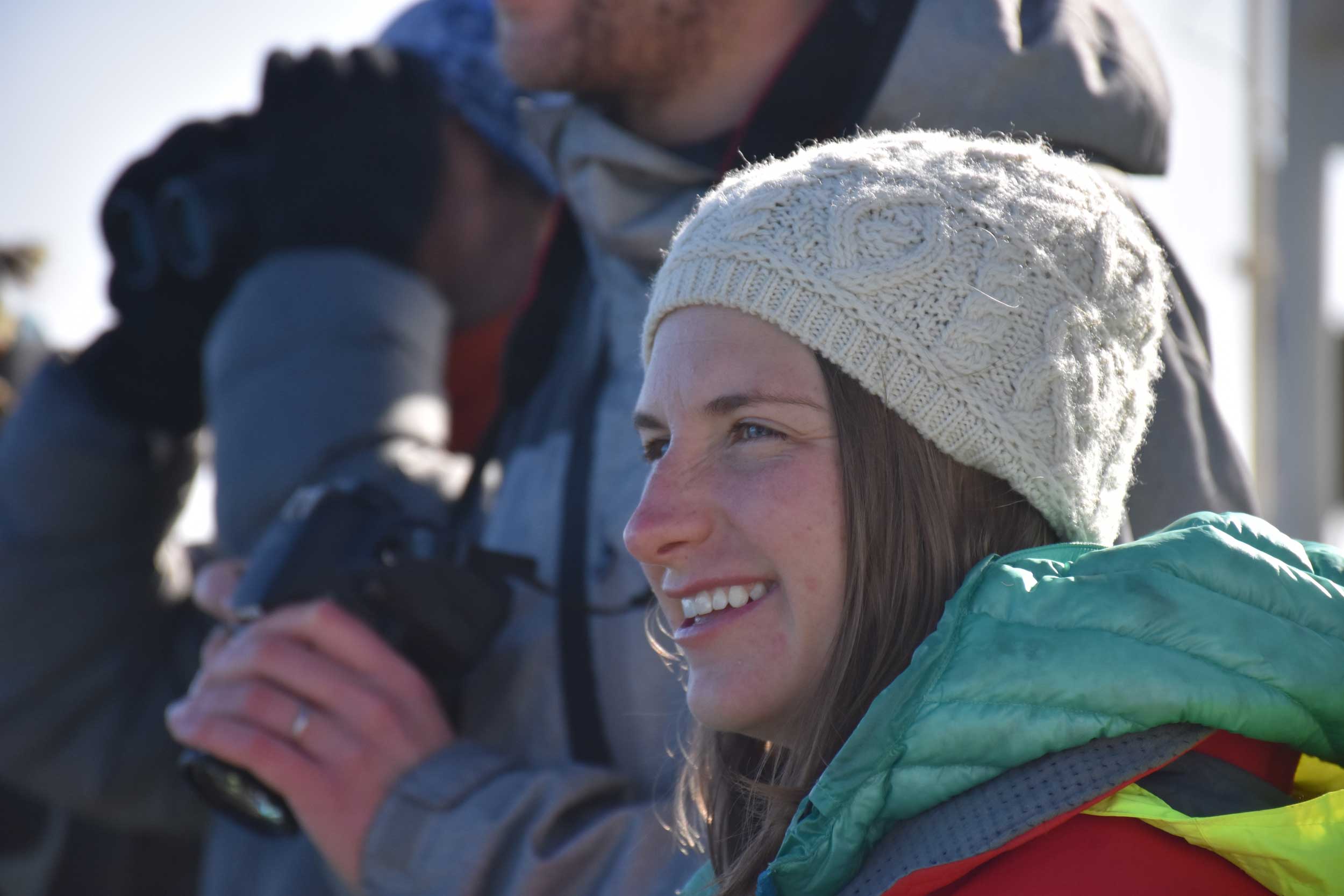 University of Michigan research technician Rachel Cable, who works in Duhaime's laboratory, spent three months on the Russian research vessel as it circumnavigated Antarctica. The U-M researchers filtered microbes from seawater and preserved the samples for later study in Ann Arbor. DNA from those samples is now being extracted and sequenced. Image credit: Melissa Duhaime