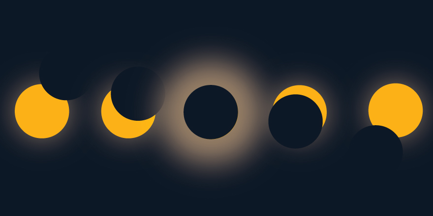 Illustration of the eclipse cycle. Illustration credit: Kaitlyn Beukema