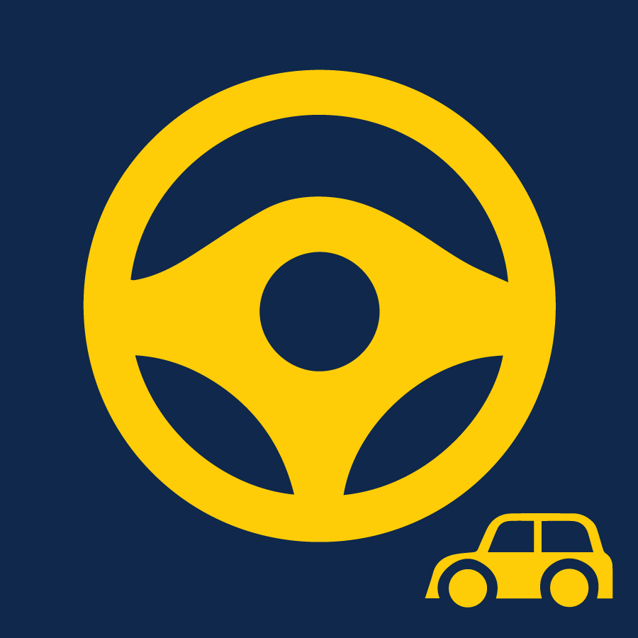Steering wheel symbol