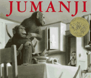 Jumanji book cover.