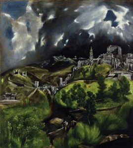 El Greco's "View of Toledo."