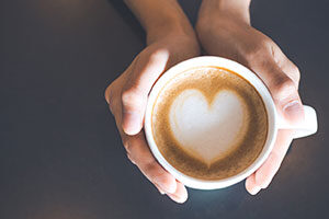 Happy capuccino