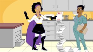 Ms. Magnificent with large bill. Image courtesy: School of Public Health