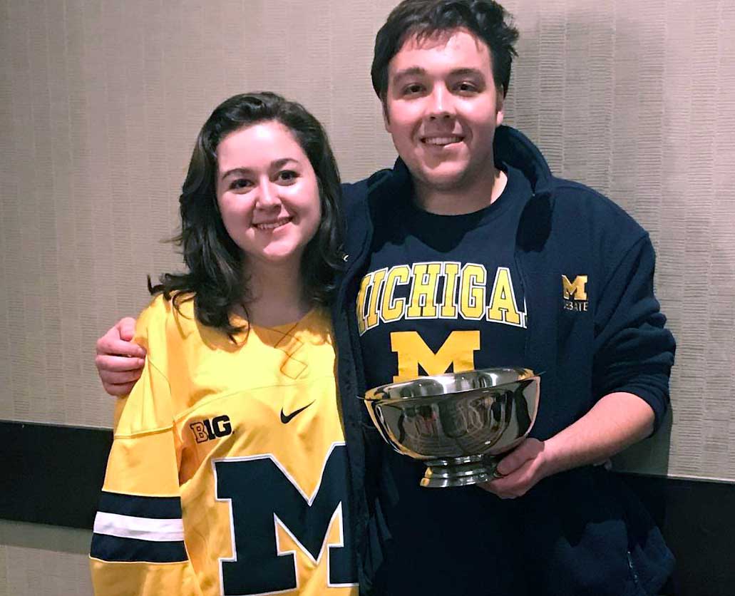 Caitlin Walrath and Jacob Goldschlag. Image credit: Aaron Kall