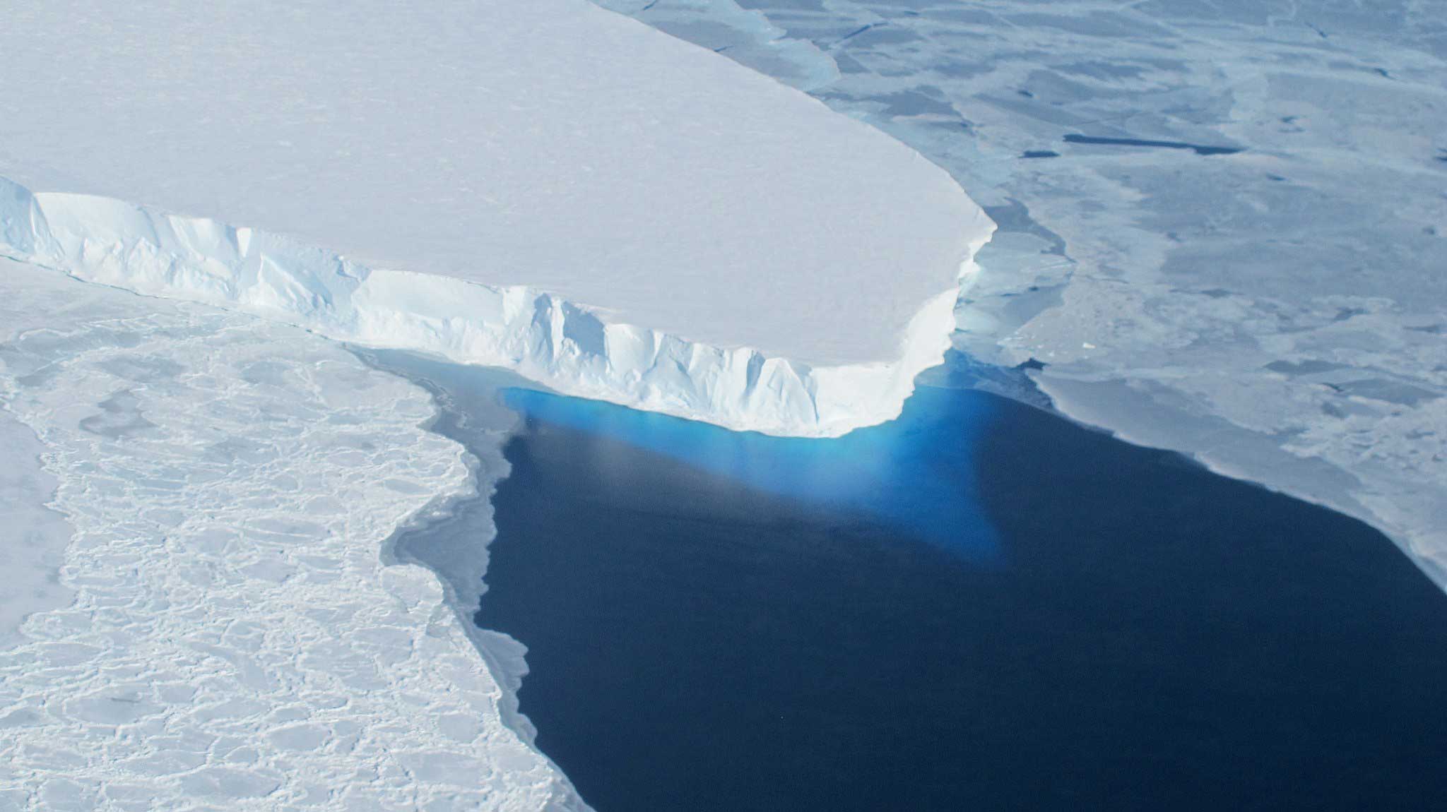 Thwaits Glacier. Image credit: NASA