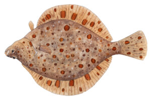 In the U-M-led genetic study, the fast-evolving, high-latitude fish groups included flounder such as Pleuronectes platessa. Fish image by Julie Johnson.