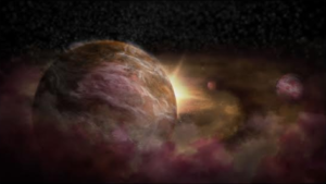 Artist impression of protoplanets forming around a young star. Credit: NRAO/AUI/NSF; S. Dagnello