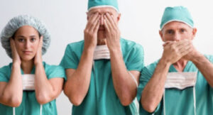 See no evil, hear no evil, speak no evil