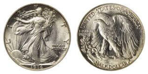 The "Walking Liberty" half-dollar (1916-47)